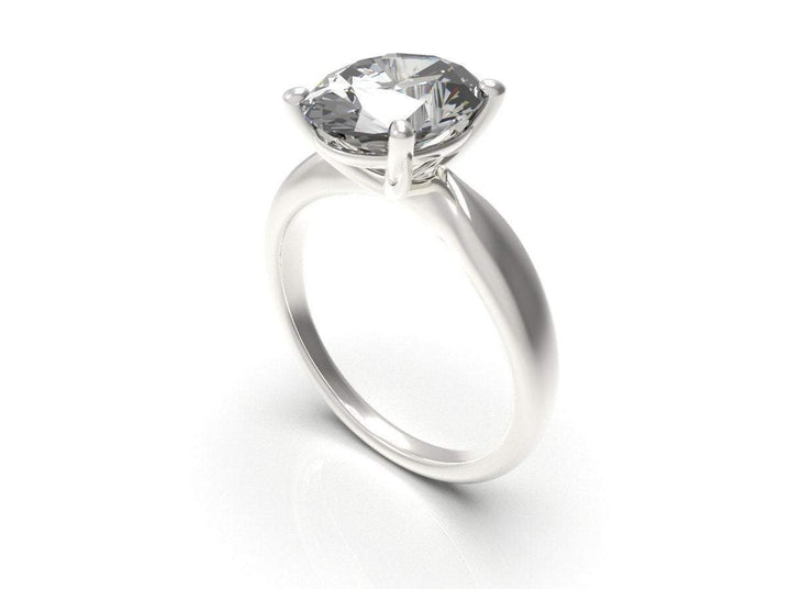 Sakcon Jewelers 14K White Gold Layla Moissanite Engagement Ring, Gold, Platinum, Palladium