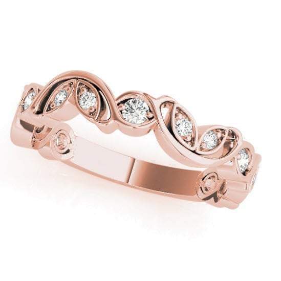 Sakcon Jewelers Ring 14K Rose Gold Candida .25ctw Stackable Ring