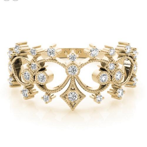 Sakcon Jewelers Ring Tu-Tone Anabel Diamond Ring