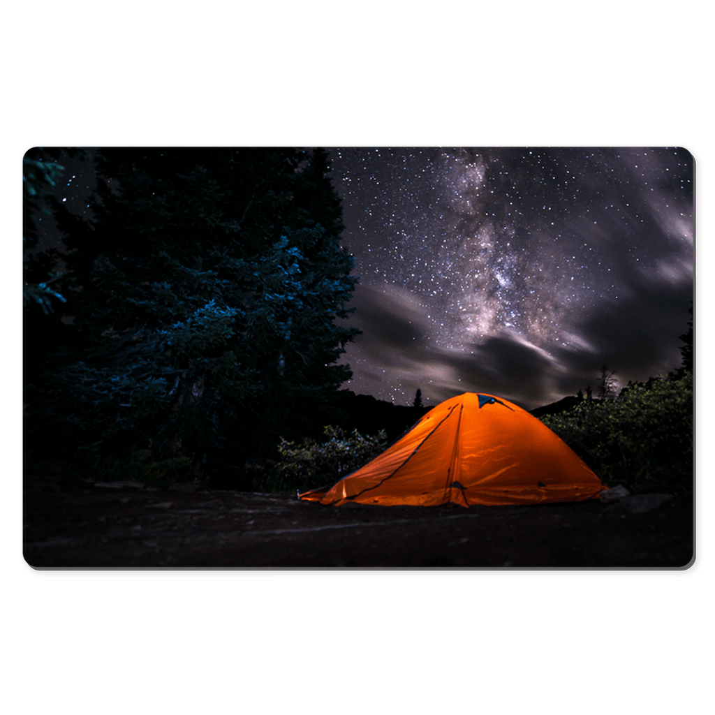 Sakcon Jewelers 10x16 inch Tenting Under The Stars | Camping Gifts | sportsman gifts | Manicure Mat