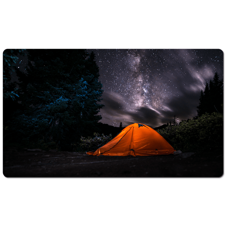 Sakcon Jewelers 14x24 inch Tenting Under The Stars | Camping Gifts | sportsman gifts | Manicure Mat