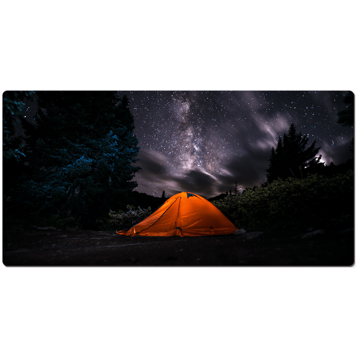Sakcon Jewelers 18x36 inch Tenting Under The Stars | Camping Gifts | sportsman gifts | Manicure Mat