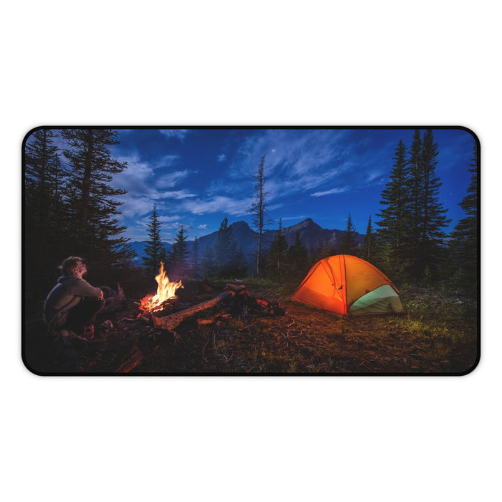 Camping Under The Stars Desk Mat