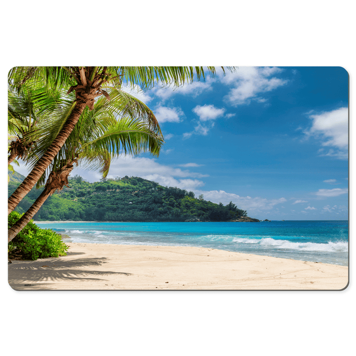 Sakcon Jewelers Desk Mats 12x18 inch The Perfect Beach | Beach Scene Desk Mats, Mouse Pads Beach Life | Manicure Pad