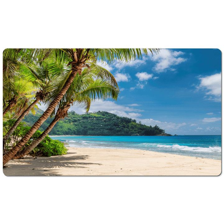 Sakcon Jewelers Desk Mats 14x24 inch The Perfect Beach | Beach Scene Desk Mats, Mouse Pads Beach Life | Manicure Pad