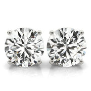 Sakcon Jewelers Earrings 14K White Gold Lab Grown Diamond Stud Earrings 1.00ctw Screw Back Earring