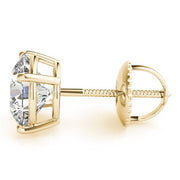 Sakcon Jewelers Earrings Lab Grown Diamond Stud Earrings 1.00ctw Screw Back Earring
