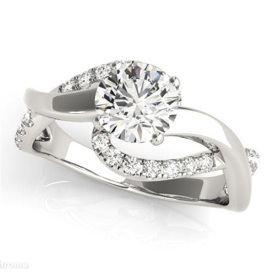 Jazlyn Diamond Engagement Ring Moissanite Engagement Ring