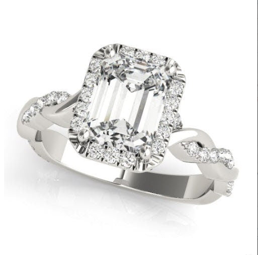 Alissa Diamond Engagement Ring Moissanite Engagement Ring