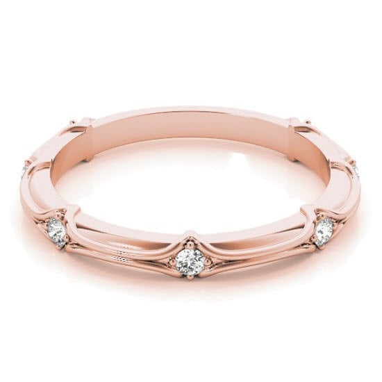 Brynn .13ctw Stackable Ring | Diamond Anniversary Ring | Lab Grown Diamond Ring