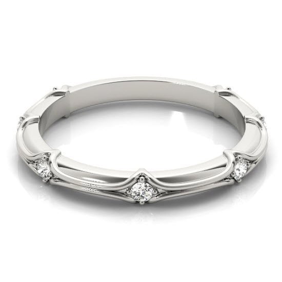 Brynn .13ctw Stackable Ring | Diamond Anniversary Ring | Lab Grown Diamond Ring