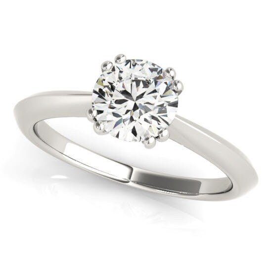 Camille 1.00ct. Cushion E/VS Lab-Created Diamond Engagement Ring, Cathedral Engagement Ring, Promise Ring