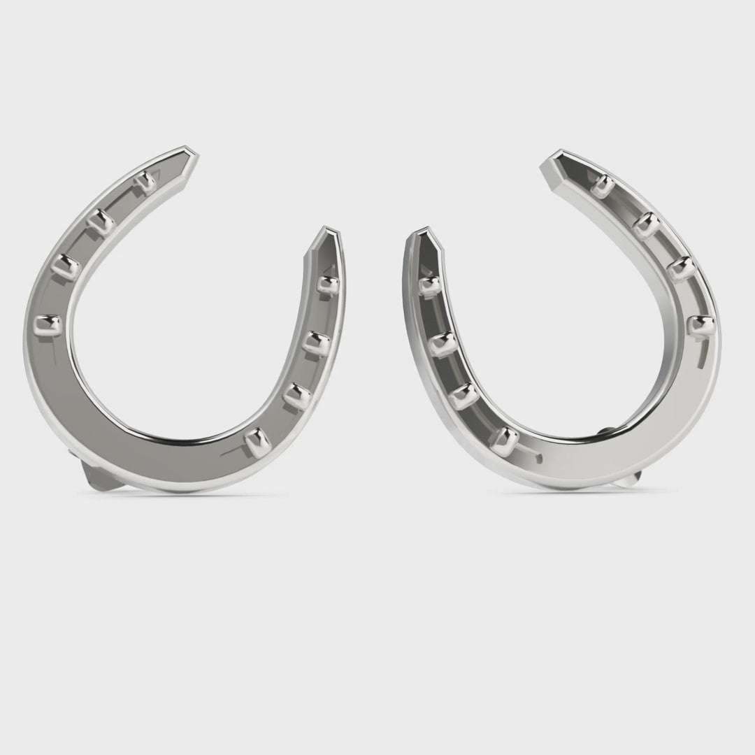 Horseshoe Earrings | Equestrian Earrings