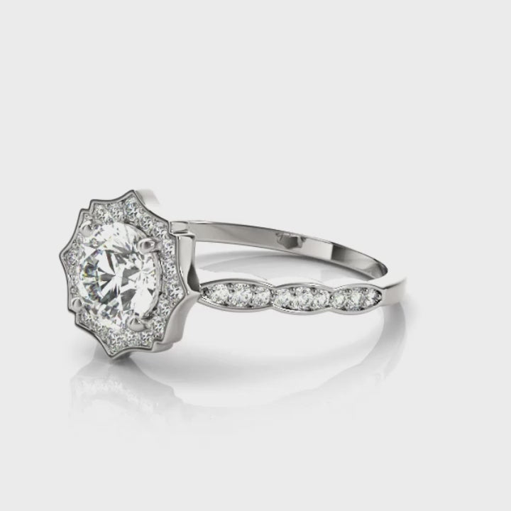 Claudia Lab-Created Diamond Engagement Ring