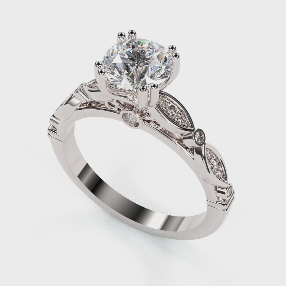 Clea Diamond Engagement Ring