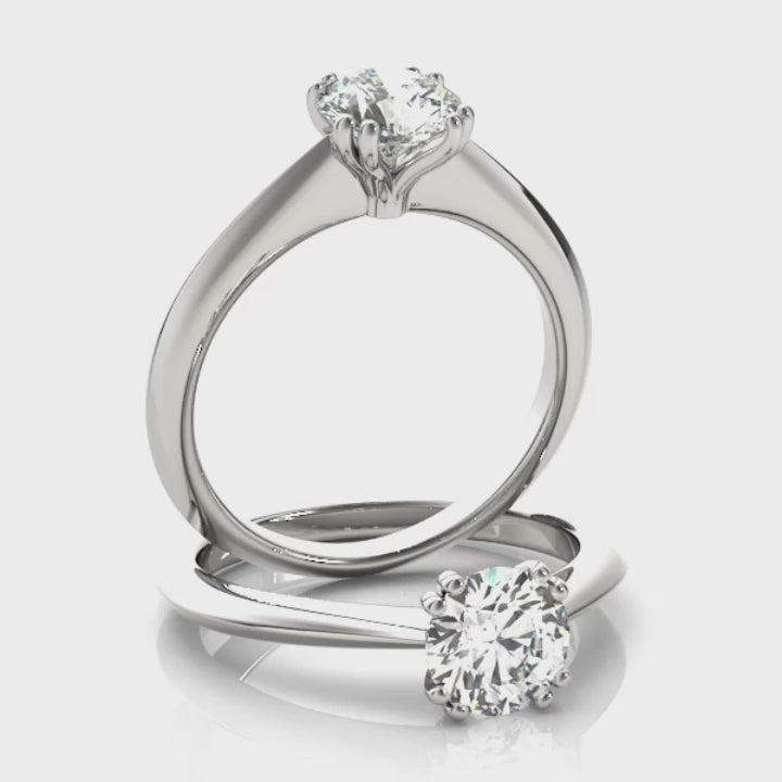 Camille 2.0ct. Moissanite/Engagement Ring