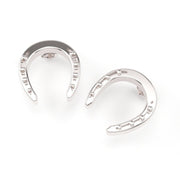 American Sportsman Jewelry Earrings Sterling Silver Horseshoe Earrings | Equestrian Earrings