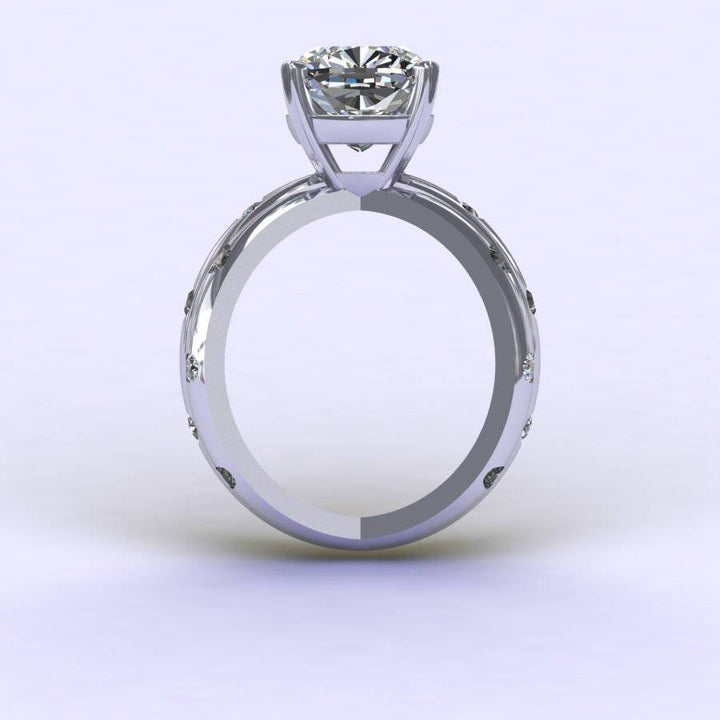 Sakcon Jewelers Flori Ring Engagement Ring, Moissanite Engagement Ring, Diamond Engagement Ring