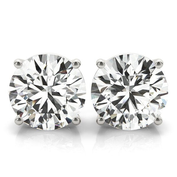 Diamond Stud Earrings .30ctw W/screw back earrings