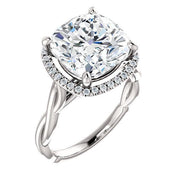 Sakcon Jewelers Julia 3.30ct Moissanite Engagement Ring