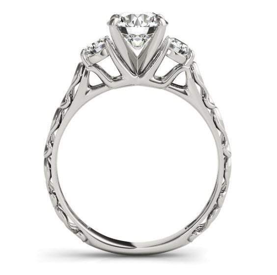 Sakcon Jewelers Khloe Diamond Engagement Ring Moissanite Engagement Ring
