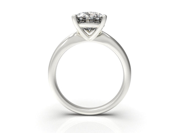 Sakcon Jewelers Layla Moissanite Engagement Ring, Gold, Platinum, Palladium
