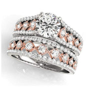 Sakcon Jewelers LEILANI Diamond Engagement Ring Moissanite Engagement Ring