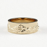 Sakcon Jewelers Ring 10k Yellow Gold Mountain Ring-10MM