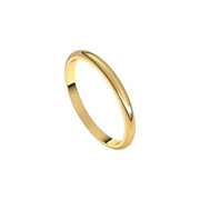 Sakcon Jewelers Ring 10K Yellow Wedding Band 2.0mm Half Round