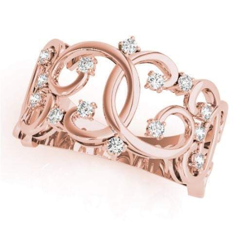 Sakcon Jewelers Ring 14k Rose Gold Angelique Diamond Ring