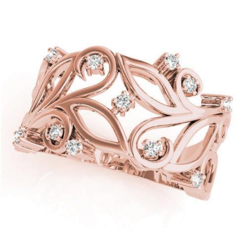Sakcon Jewelers Ring 14k Rose Gold Anika Diamond Ring