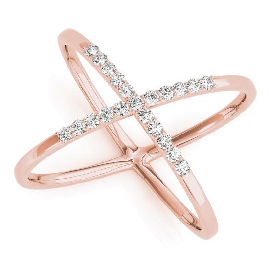 Sakcon Jewelers Ring 14k Rose Gold Annalee Diamond Ring