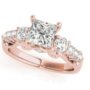 Sakcon Jewelers Ring 14K Rose Gold Antasia Diamond Engagement Ring