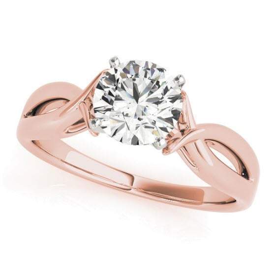 Sakcon Jewelers Ring 14K Rose Gold Aurelia 1.50ct. Moissanite Engagement Ring