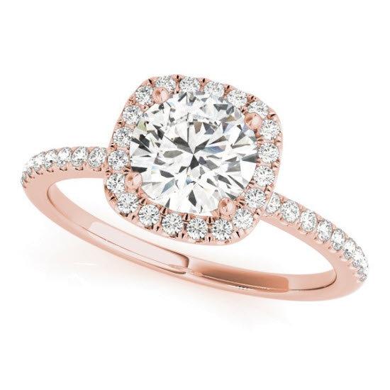 Sakcon Jewelers Ring 14k Rose Gold Bailee Diamond Engagement Ring