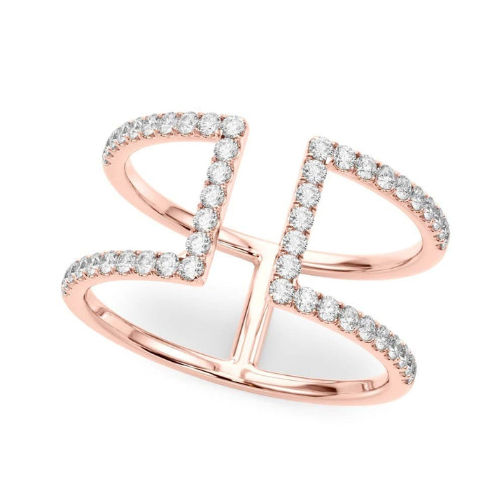 Sakcon Jewelers Ring 14k Rose Gold Carolina Diamond Fashion Ring