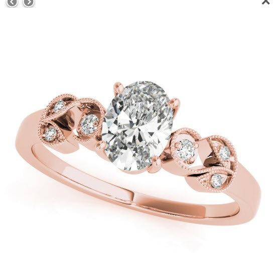 Sakcon Jewelers Ring 14k Rose Gold Celeste Diamond Engagement Ring