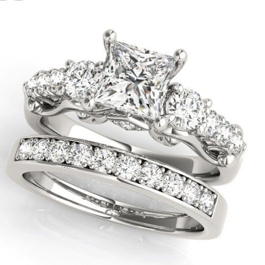Sakcon Jewelers Ring 14K Wedding Set Antasia Diamond Engagement Ring
