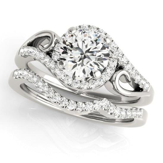 Sakcon Jewelers Ring 14k Wedding Set Baylee Diamond Engagement Ring