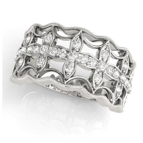 Sakcon Jewelers Ring 14k White Gold Angelina Diamond Ring