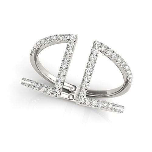 Sakcon Jewelers Ring 14k White Gold Annalice Diamond Ring