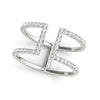 Sakcon Jewelers Ring 14k White Gold Carolina Diamond Fashion Ring