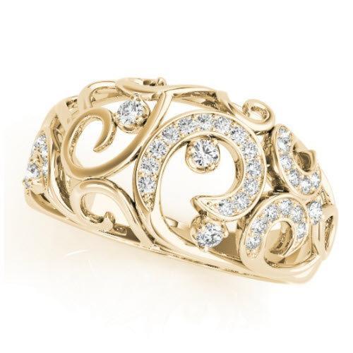 Sakcon Jewelers Ring 14k Yellow Gold Angelica Diamond Ring