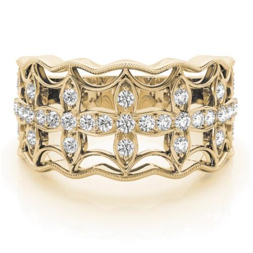 Sakcon Jewelers Ring 14k Yellow Gold Angelina Diamond Ring