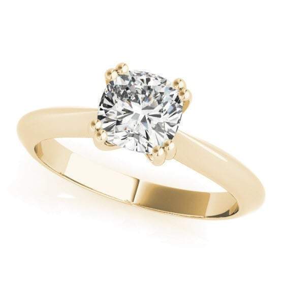 Sakcon Jewelers Ring 14K Yellow Gold Camille 1.00ct. Moissanite/Engagement Ring