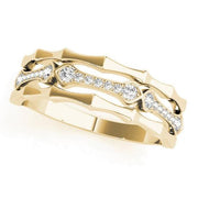 Sakcon Jewelers Ring 14K Yellow Gold Carmen .10ctw Diamond Stackable Ring