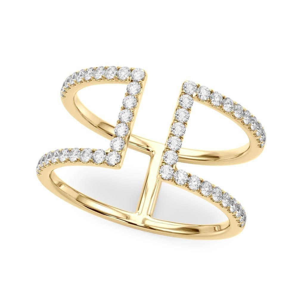 Sakcon Jewelers Ring 14k Yellow Gold Carolina Diamond Fashion Ring