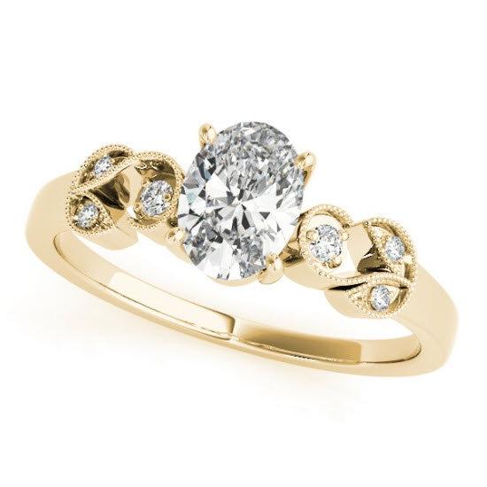 Sakcon Jewelers Ring 14k Yellow Gold Celeste Diamond Engagement Ring