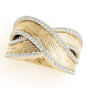 Sakcon Jewelers Ring 14k Yellow Gold Celia Diamond, Moissanite Fashion Ring