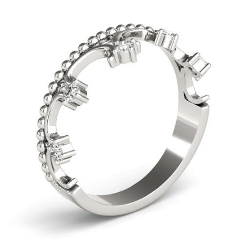 Sakcon Jewelers Ring Anastasia Diamond Crown Ring